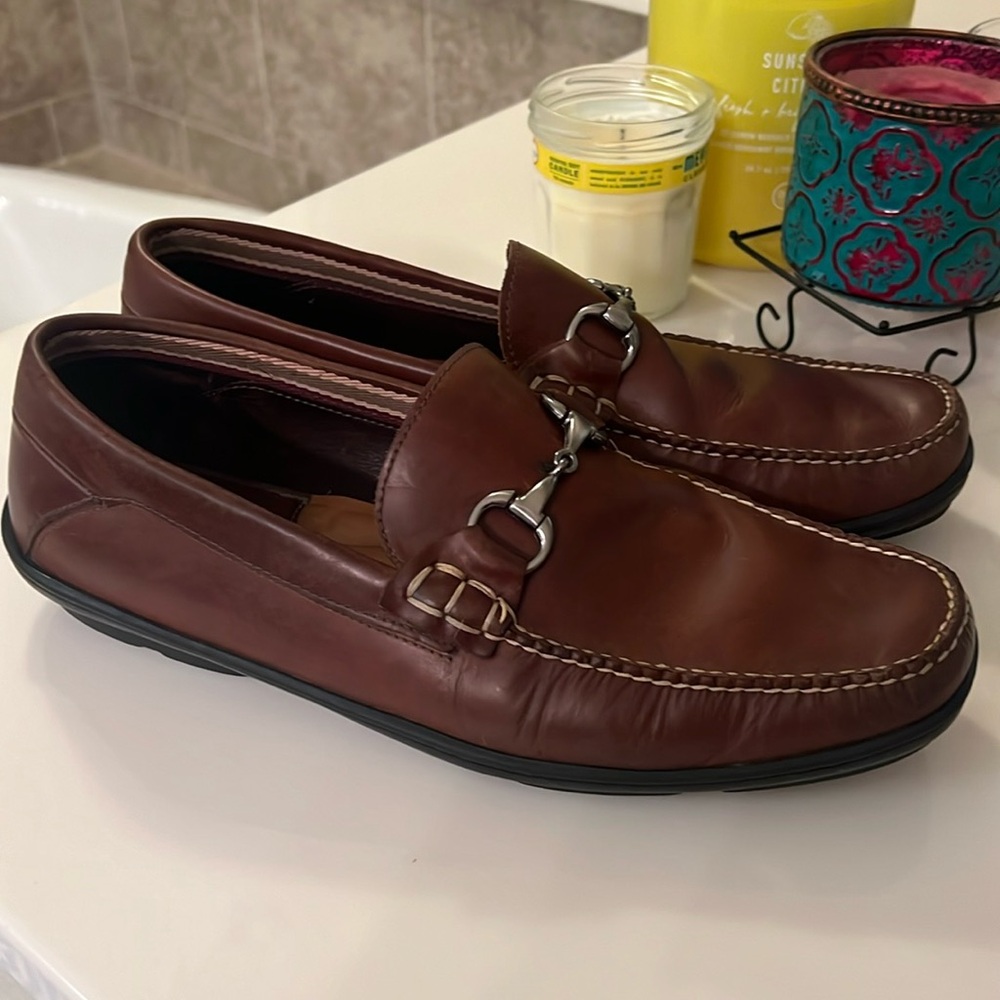 J&M Men’s Leather Loafers Sz 10.5